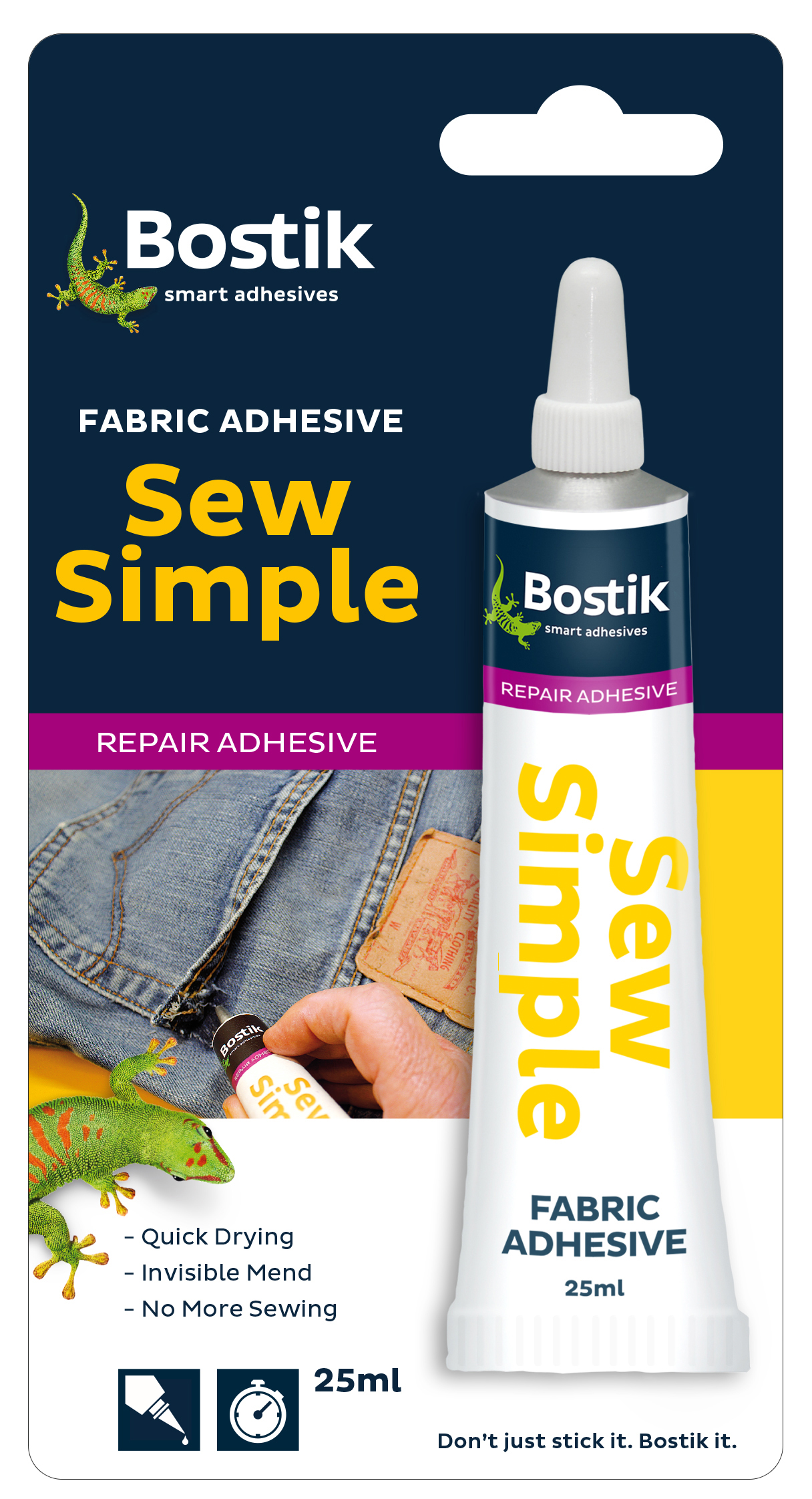 Bostik Sew Simple Fabric Adhesive 25ml
