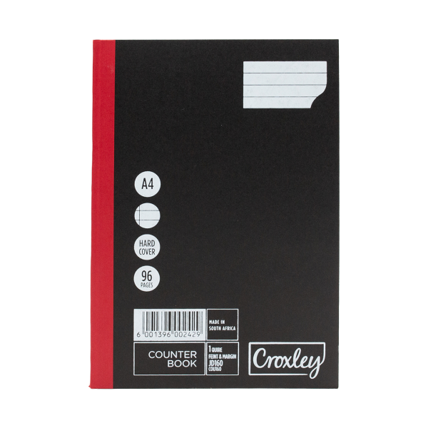Croxley Counter Book 1 Quire A4 96 Page F/M