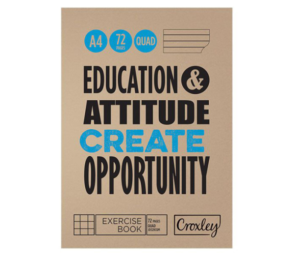 Croxley Exercise Book A4 72 Page Q/M