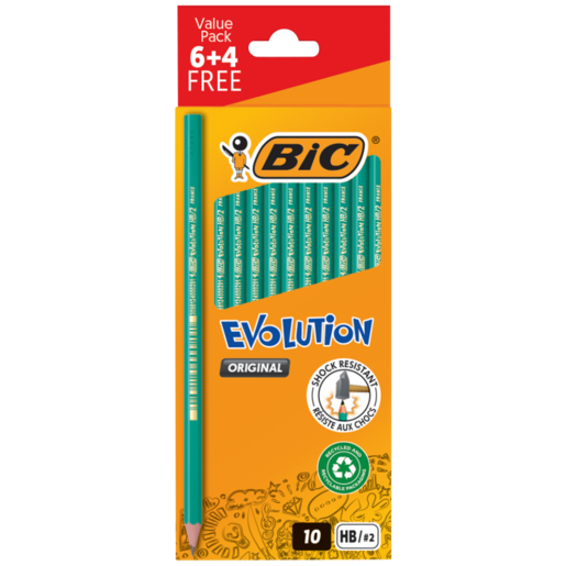 BIC Ecolutions Pencils 650 HB Pack of 6+4