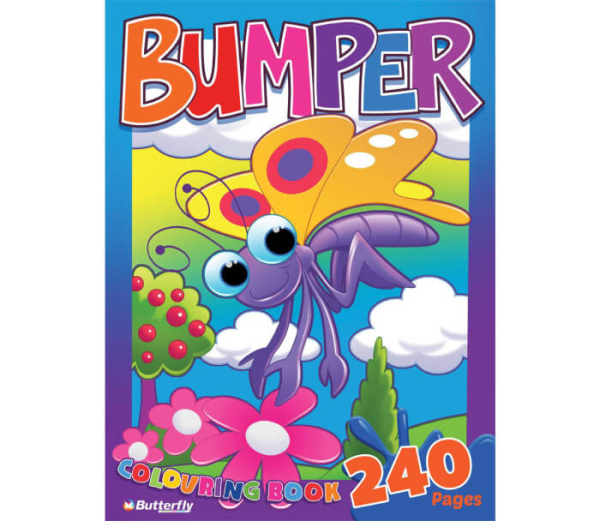 Butterfly Colouring Book Bumper 240 Page