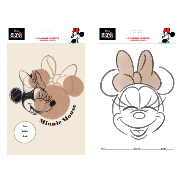 SAG Book Jackets Pre-Cut Minni Mouse A4