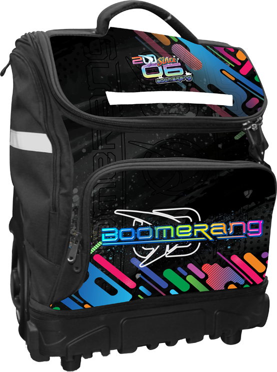 Boomerang XXL Big-Wheel Hardbase Trolley Boys Black
