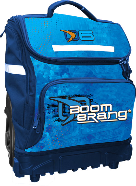Boomerang XXL Big-Wheel Hardbase Trolley Boys Blue