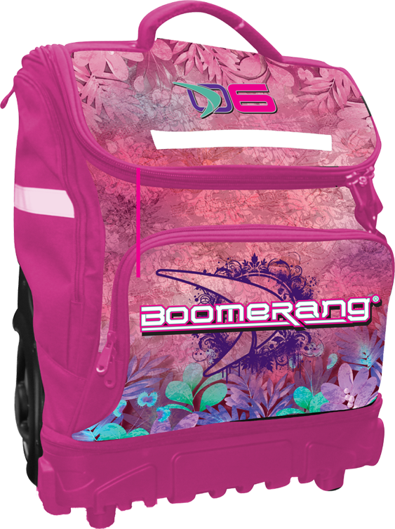 Boomerang XXL Big-Wheel Hardbase Trolley Girls Pink