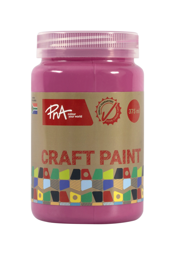 PNA Crafters Paint Pink Riot 375ml