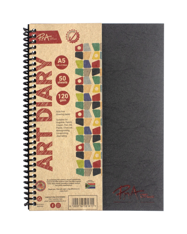 PNA Art Diary Craft Cover Diary 120gsm A5 50 Sheets