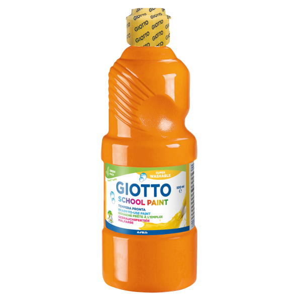 Giotto School Paint Orange 500ml