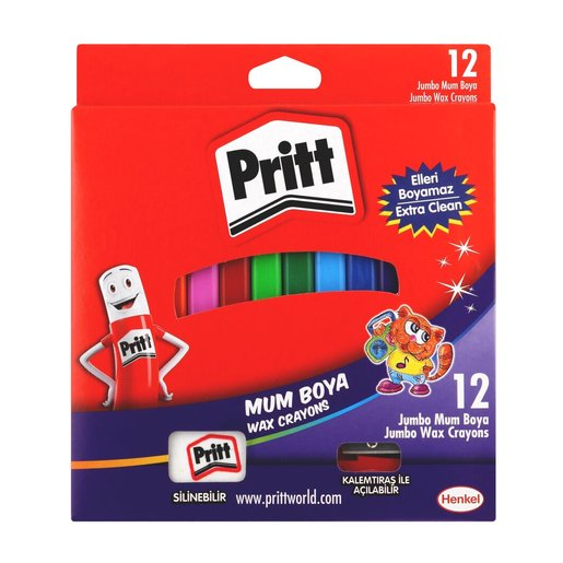Pritt Jumbo Wax Crayons Pack of 12