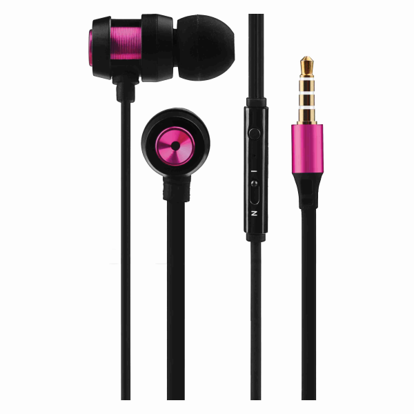 Volkano Alloy Series Metal Earphones Purple