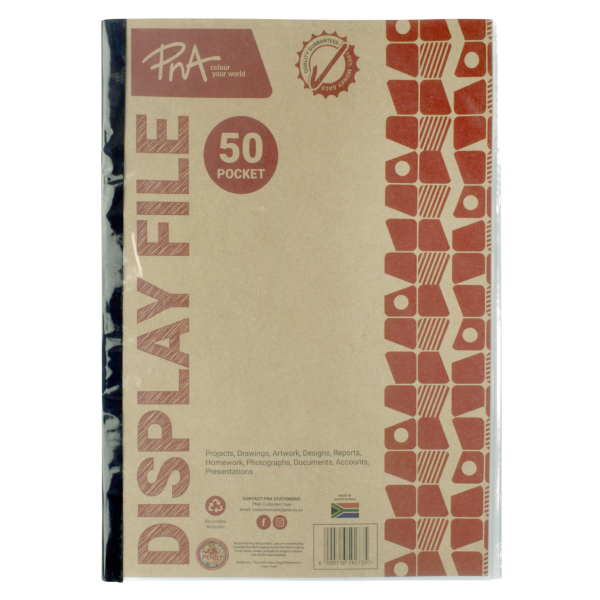 PNA Display File A4 50 Pocket