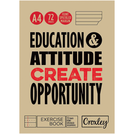 Croxley Exercise Book Speckled A4 72 Page F/M