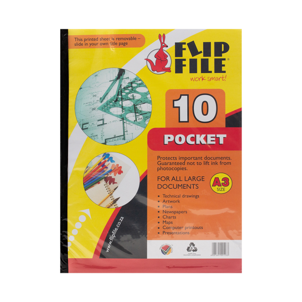 Flip File Display File A3 10 Pocket