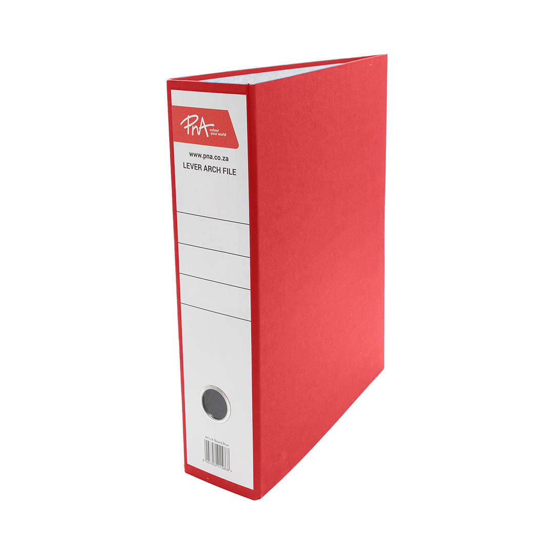 PNA Lever Arch File Board Red A4 75mm