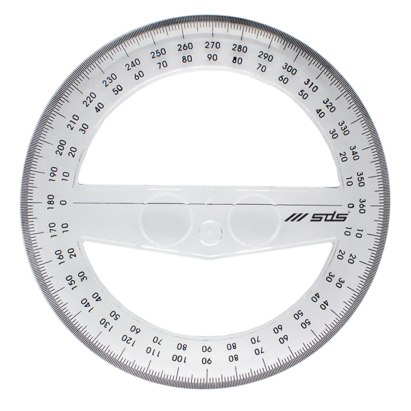 SDS Protractor 360 Degree 15cm