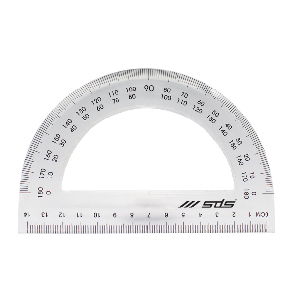SDS Protractor 180 Degree 15cm