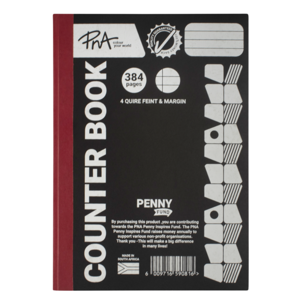 PNA Counter Book 4 Quire 384 Page F/M