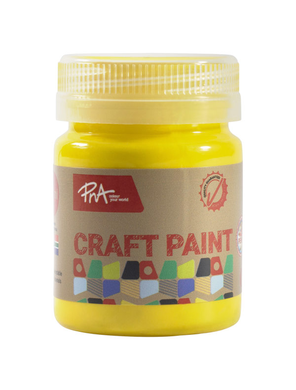 PNA Crafters Paint Golden Whim Bright Yellow 50ml