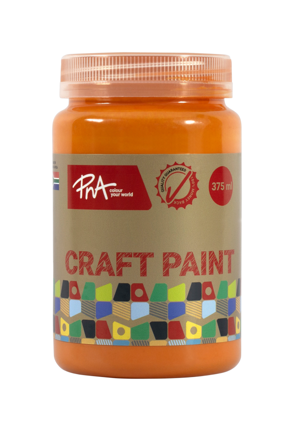 PNA Crafters Paint Tangerine Theory Orange 375ml