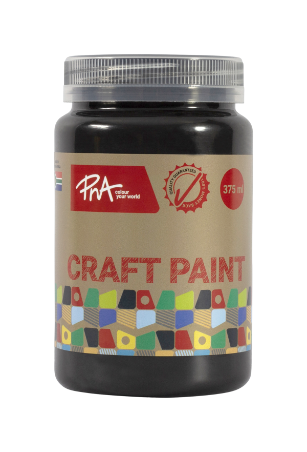 PNA Crafters Paint Graphite Whisper Black 375ml