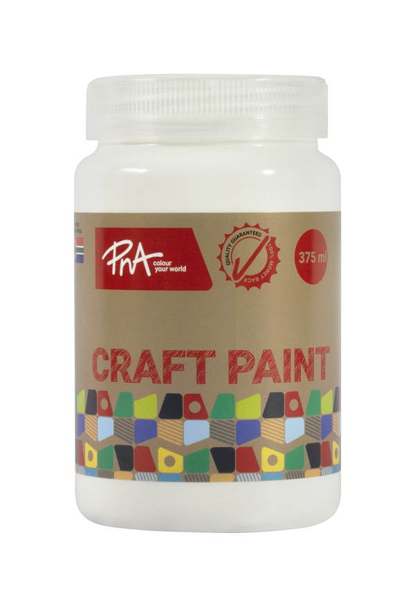 PNA Crafters Paint Absolute Zero White 375ml