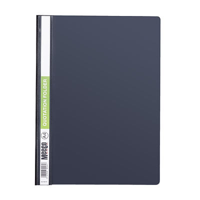 Meeco Economy Quotation Folder Black A4