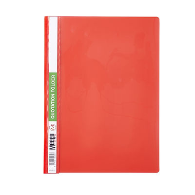 Meeco Economy Quotation Folder Red A4