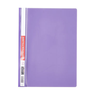 Meeco Economy Quotation Folder Violet A4