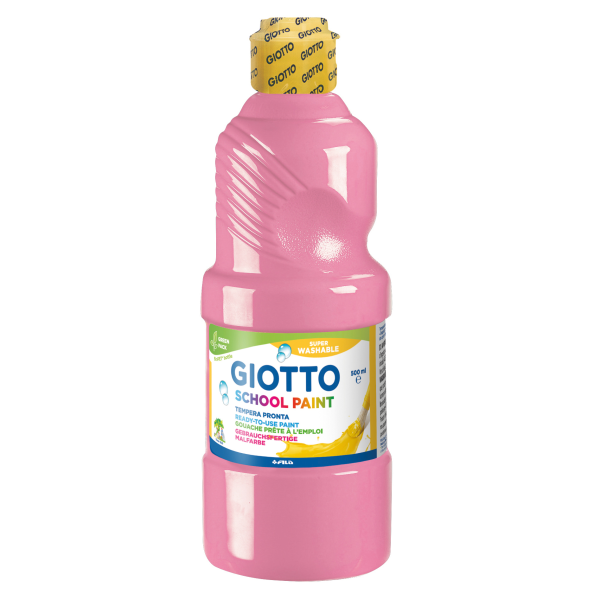 Giotto School Paint Pink 500ml