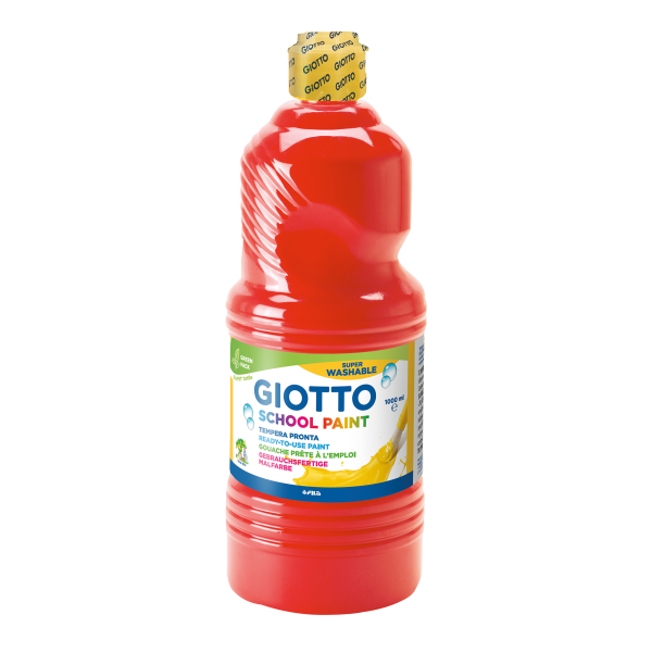 Giotto School Paint Scarlet Red 1L