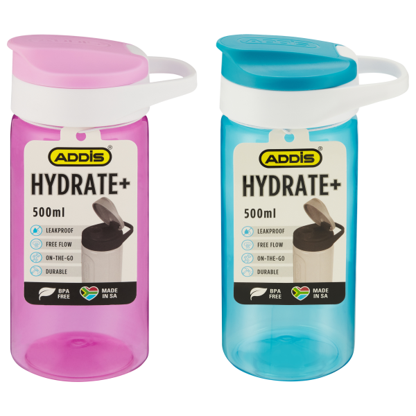 Addis Hydrate Bottle 500ml Assorted