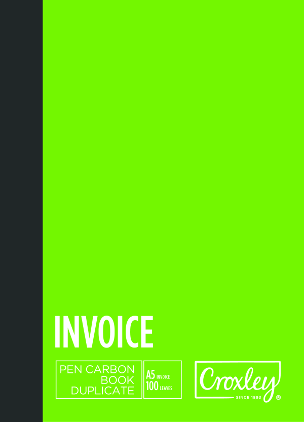 Croxley Invoice Duplicate Book A5 100 Page