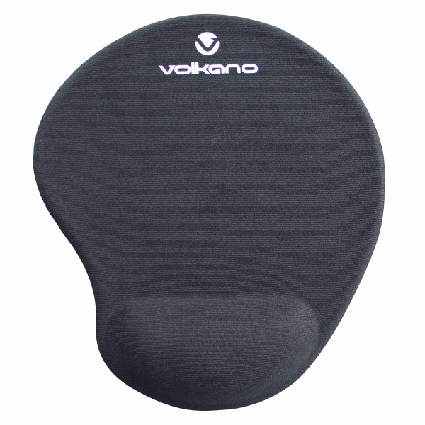 Volkano Comfort Series Gel Wristguard Mouse Pad Black