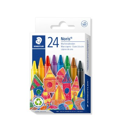 Staedtler Noris Wax Crayons Set of 24