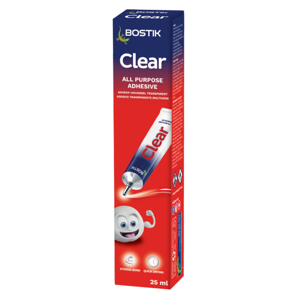 Bostik Clear All Purpose Adhesive Glue 25ml