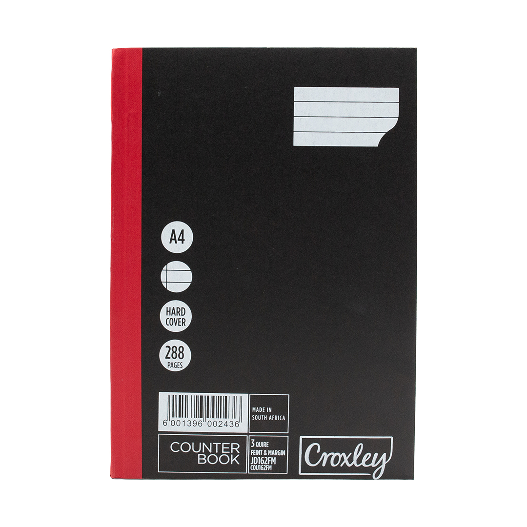 Croxley Counter Book 3 Quire A4 288 Page Q/M
