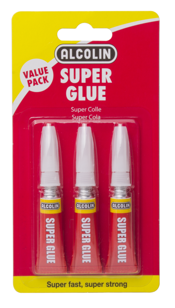 Alcolin Super Glue 3g Pack of 3