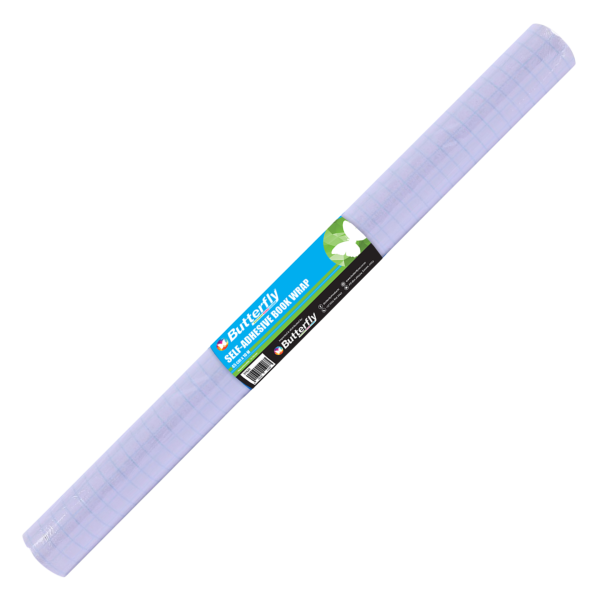 Butterfly Self-Adhesive Book Wrap 450mmx10m 70mic