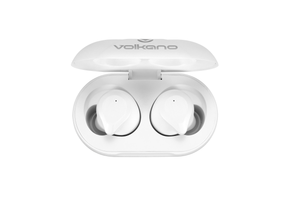 Volkano Scorpio Series True Wireless Earphones White