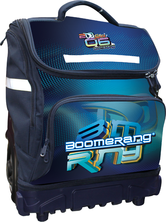 Boomerang XXL Big-Wheel Hardbase Trolley Boys Navy