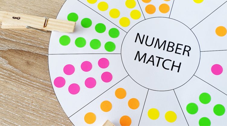 World Math Day - DIY Number Match