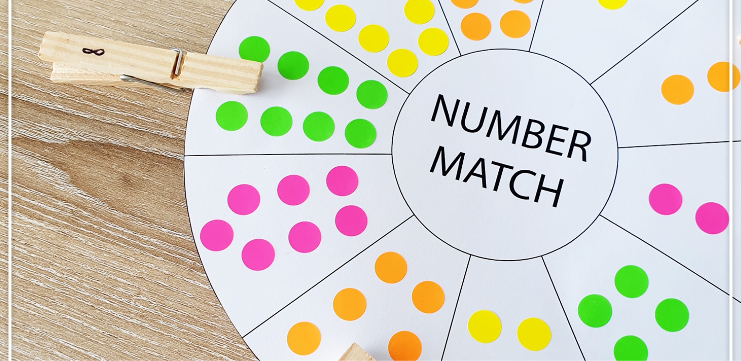 World Math Day - DIY Number Match