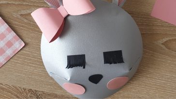 Paper Bunny Craft with Template