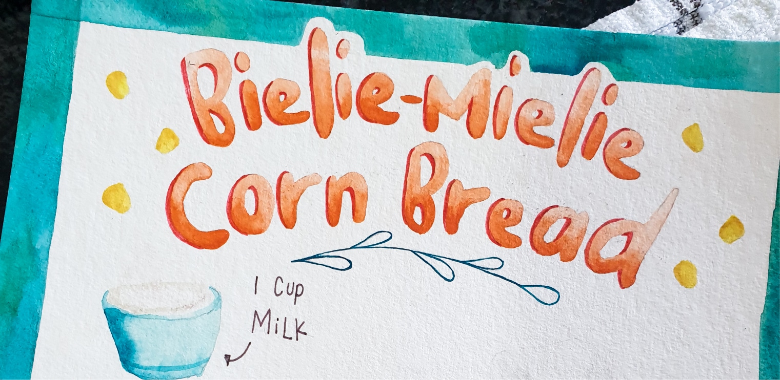 Hugo Ludik se Bielie Mielie Corn Bread