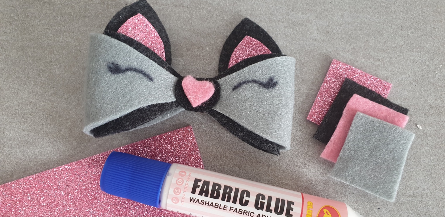 Kitty Hair Clip with Template