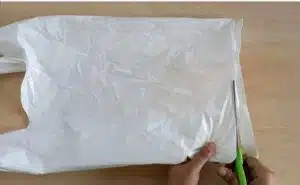 Plastic bag kite