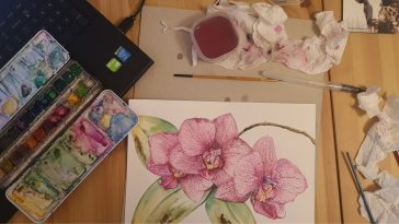 Watercolour Tutorial by Jane