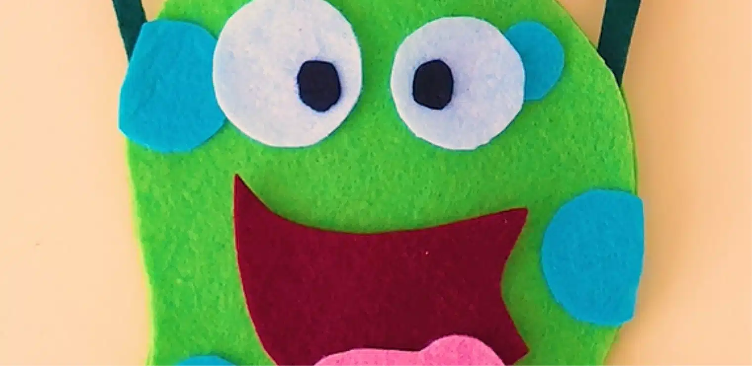 DIY Monster Pouch Pen Holder