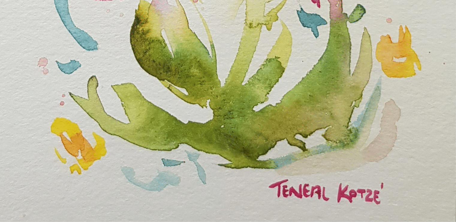 Paint a Watercolour Floral with Teneal Kotzé