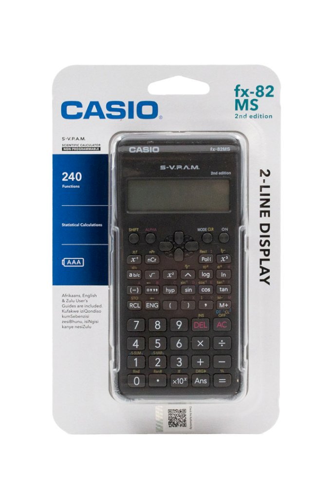 Casio Calculator Fx-82 Ms-2 Basic Scientific